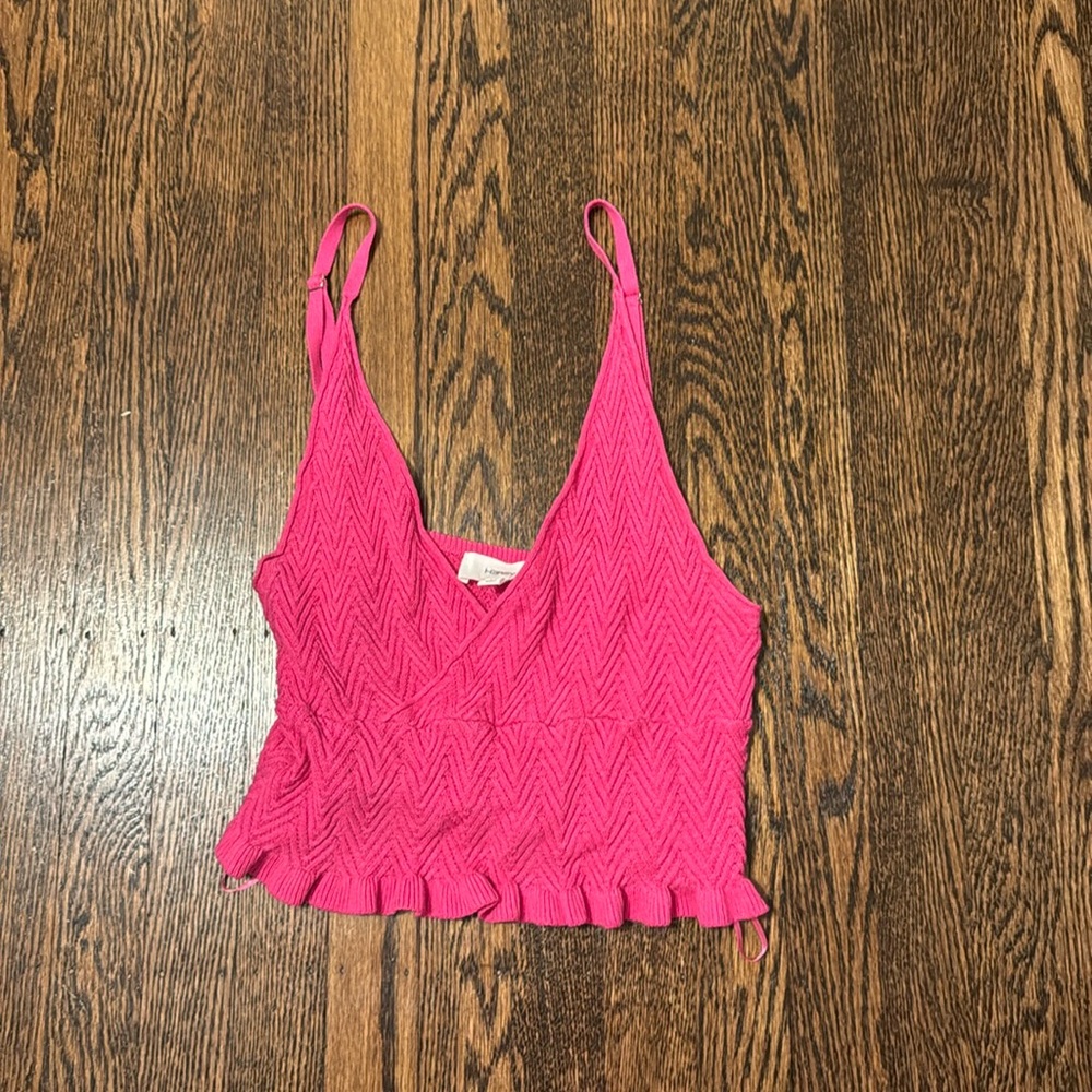 Hersey Pink Crop Top